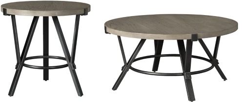 Signature Design by Ashley® Zontini 2-Piece Light Brown Living Room Table Set-0