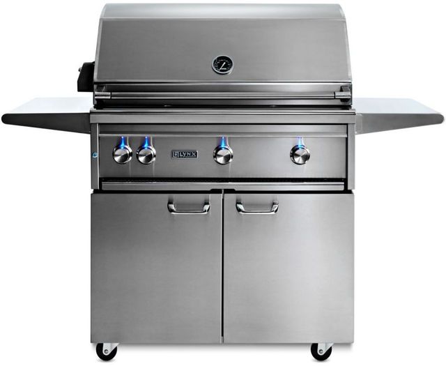 Lynx® Professional 4-Burner Stainless Steel Freestanding Liquid Propane Gas Grill-0