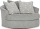 Signature Design by Ashley® Casselbury Cement Oversized Swivel Accent Chair-0