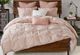 Olliix by INK+IVY 3 Piece Blush Full/Queen Masie Elastic Embroidered Cotton Comforter Set-0
