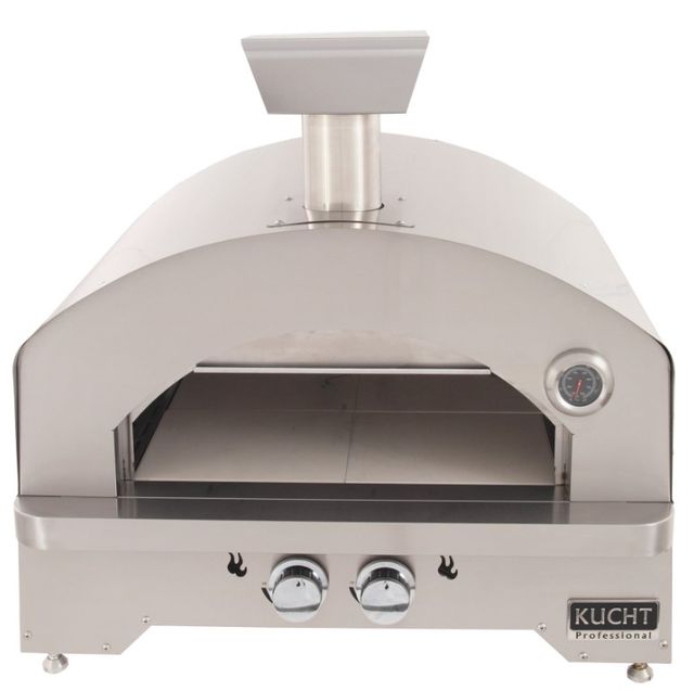 Kucht Professional Napoli 30" Stainless Steel Outdoor Portable Pizza Oven-3