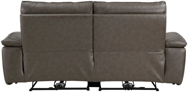 Homelegance® Maroni Dark Brown Double Power Reclining Loveseat with Power Headrests-2