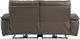 Homelegance® Maroni Dark Brown Double Power Reclining Loveseat with Power Headrests-2