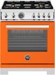 Bertazzoni Professional Series 30" Arancio Pro Style Gas Range-0
