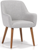 Korson Furniture Raz Sandstone/Walnut Tub Chair-0