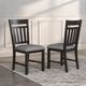 New Classic® Home Furnishings Harrisburg 2-Piece Charcoal Dining Chair Set-1