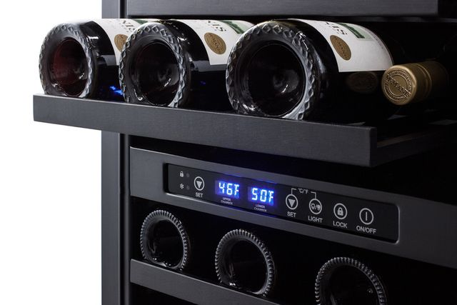 Summit® 18" Stainless Steel Wine Cooler-4