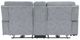 Homelegance® Celeste Gray Double Power Reclining Loveseat with Center Console-3