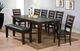 ACME Furniture Urbana 2-Piece Black/Espresso Dining Side Chair Set-1
