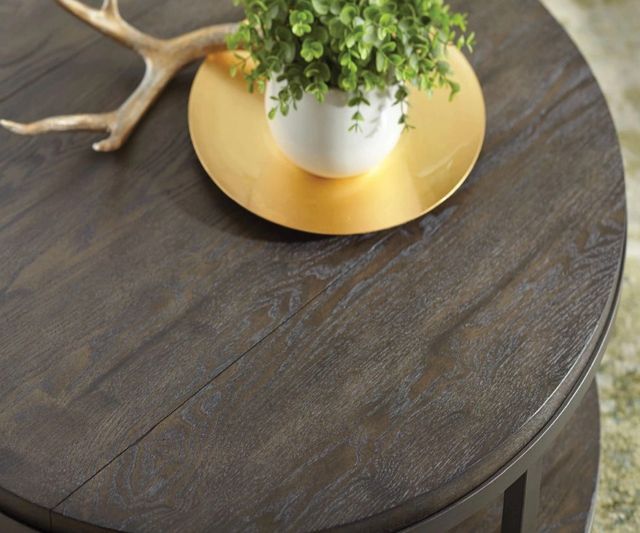 Hammary® Baja II Cocoa Round Coffee Table-1