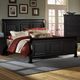Vaughan-Bassett Reflections Ebony Queen Sleigh Bed-1