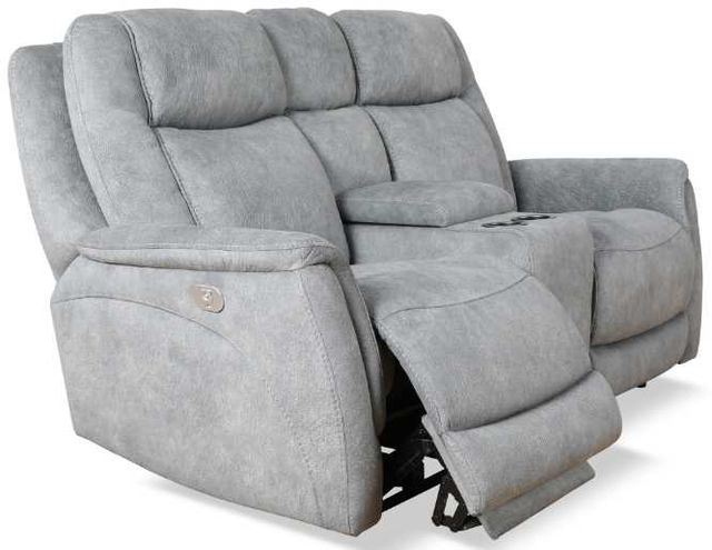Parker House® Linus Hudson Gray Power Zero Gravity Reclining Loveseat-2