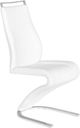 Mazin Furniture Manhattan White Side Dining Chair-3