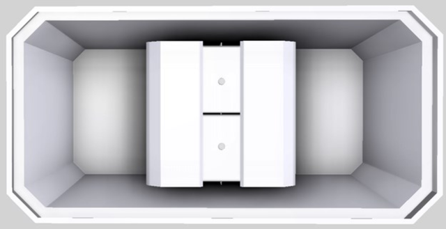 Vent-A-Hood® Designer Series 60" White Island Range Hood-1