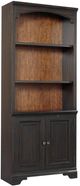 aspenhome® Hampton Black Cherry Door Bookcase-0