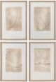 Crestview 4-Piece Sepia Woodlands Wall Art Set-0