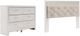 Signature Design by Ashley® Altyra 2-Piece White King Panel Headboard Bed Set-0