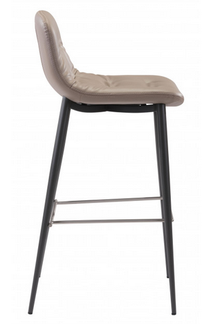 Zuo® Modern Tangiers Taupe Bar Chair-1