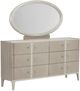 Michael Amini® Lanterna Silver Mist Dresser with Mirror-0