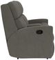 Flexsteel® Catalina Coal Reclining Loveseat with Console-2