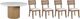 Steve Silver Co. Colvin 5-Piece Toffee/White Round Dining Table Set-0
