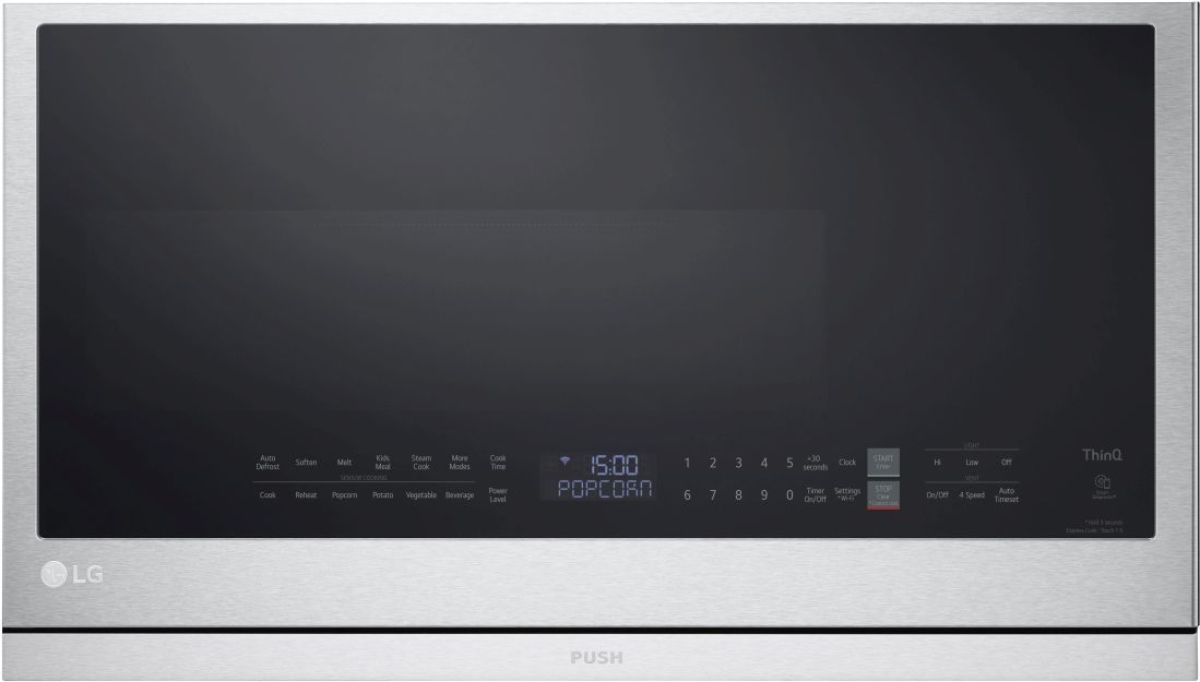 LG 2.1 Cu. Ft. PrintProof™ Stainless Steel Over The Range Microwave