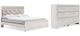 Signature Design by Ashley® Altyra 2-Piece White King Panel Bed Set-3