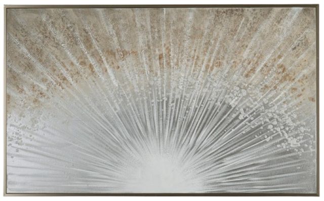 Signature Design by Ashley® Waldard Gray/Taupe/White Wall Art-2