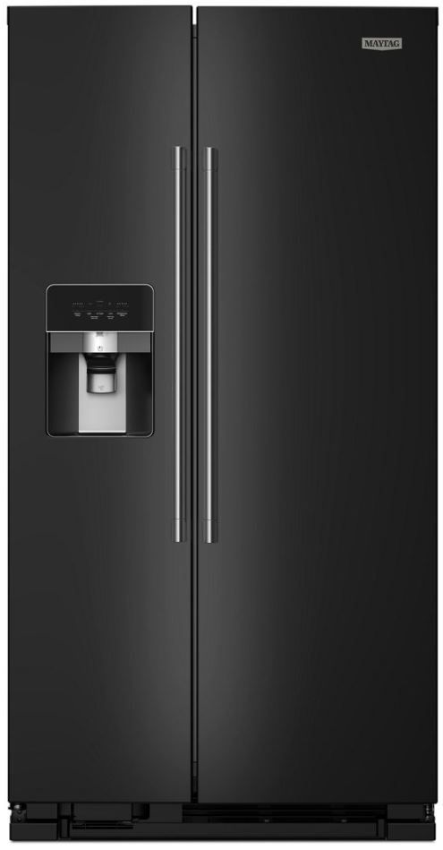 Maytag® 36 in. 24.5 Cu. Ft. Black Side by Side Refrigerator -0