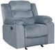 New Classic® Home Furnishings Willow Gray Manual Glider Recliner-0