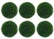A & B Home 6-Piece Green Faux Boxwood Ball Bowl Filler Set-0