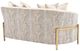Michael Amini® Lisbon Beige/Gold/Gray Loveseat-4
