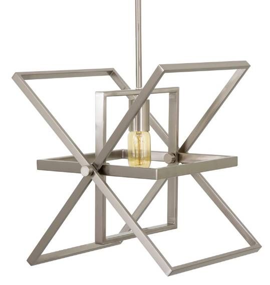 YHD Brushed Nickel Pendant-4
