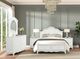 Furniture of America® Naucalpan 4-Piece White Queen Bedroom Set-1