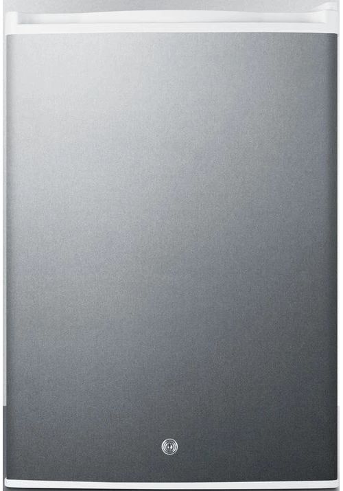 Summit® 17" 2.5 Cu. Ft. Stainless Steel Compact Refrigerator-0