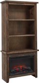 aspenhome® Alder Grove Tobbaco 74" Fireplace Display Case-0