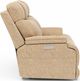 Flexsteel® Logan Beige Power Reclining Loveseat with Power Headrests and Lumbar-2