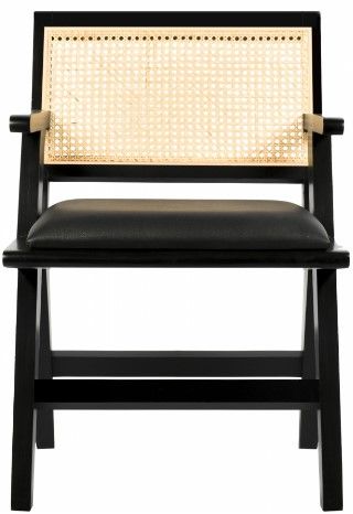 Meridian Furniture Abby Black Arm Chair-1