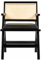 Meridian Furniture Abby Black Arm Chair-1