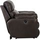 Catnapper® Costa Chocolate Leather Lay Flat Recliner-3