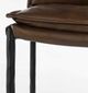 Classic Home Mayer Black/Truffle Brown 30" Leather Bar Stool-4
