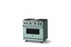 Viking® 5 Series 36" Splash Pro Style Gas (NG) Range with Polished Chrome Trim-2