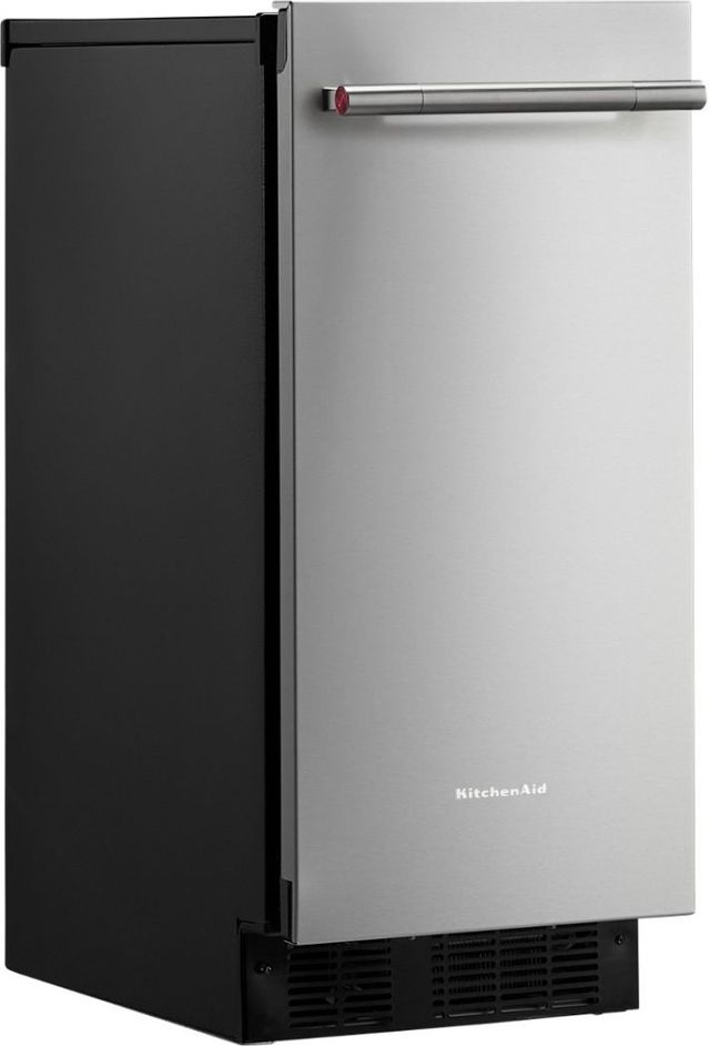 KitchenAid® 15” PrintShield™ Stainless Steel Ice Maker-3