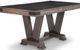 Handstone Customizable Chattanooga Heritage Platinum 42x60 Pedestal Dining Extension Dining Table with 4x12" Leaf's-0