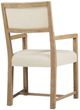 Hooker® Furniture Driftwood Buckboard/Lovegood Bisque Dining Arm Chair-2