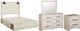 Signature Design by Ashley® Cambeck 4-Piece Whitewash King Storage Panel Bed Set-0
