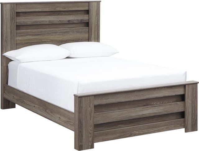 Signature Design by Ashley® Zelen Warm Gray Queen Panel Headboard-1