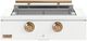 Caliber™ Rockwell 36" 2-Burner Matte White Built-In Natural Gas Grill with Gold Hardware-0