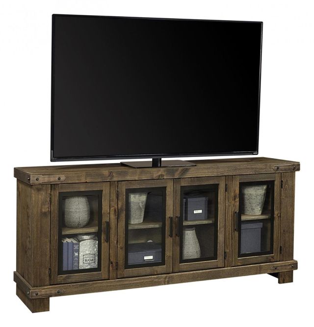 aspenhome® Sawyer Brindle 78" Console and Hutch-1