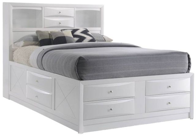 ACME Furniture Ireland White Full Bookcase Bed-0